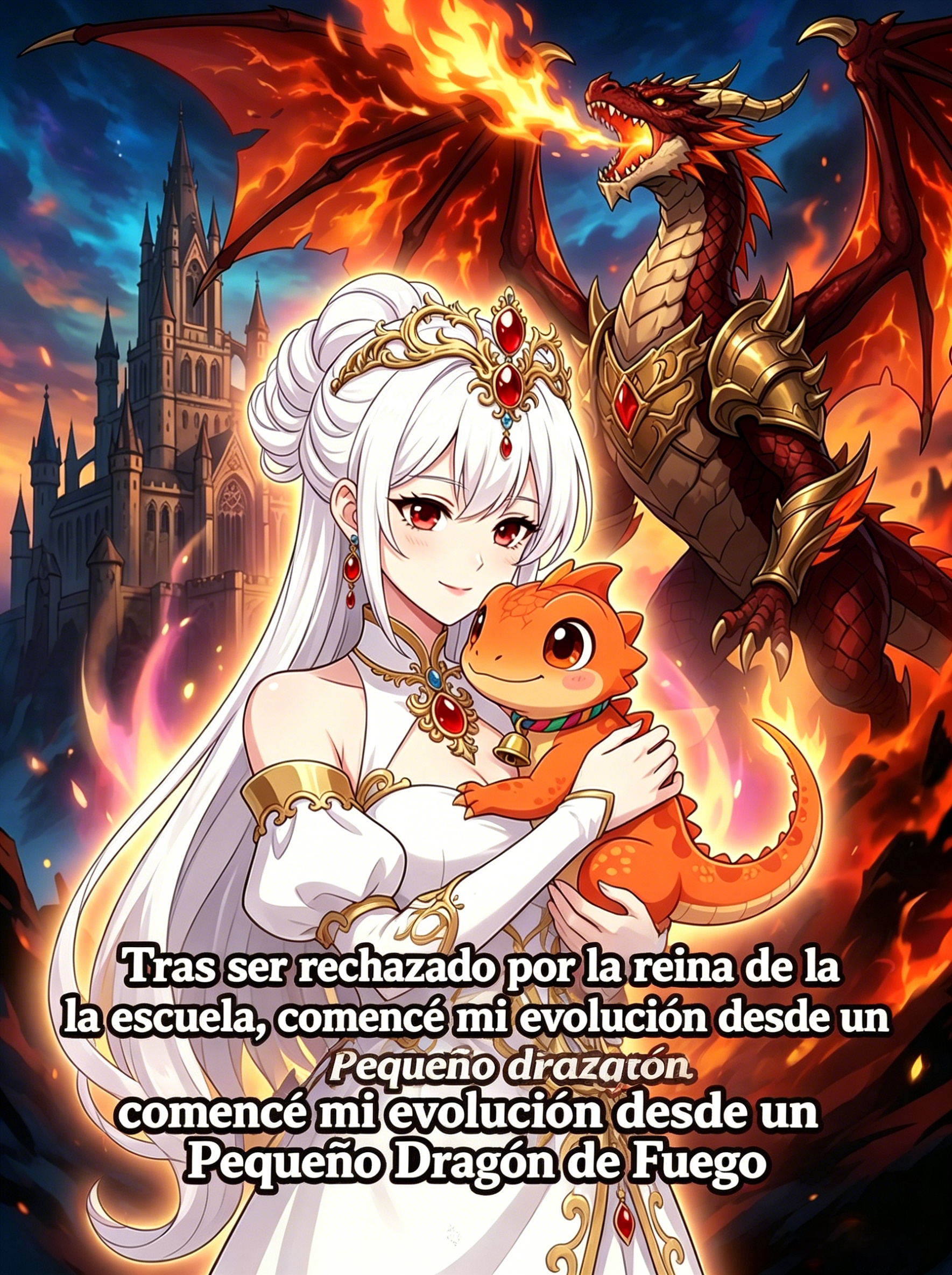 Tras ser rechazado por la reina de la escuela, comencé mi evolución desde un Pequeño Dragón de Fuego